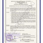 articles of incorporation by a sworn translator